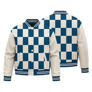 Top Premium Quality Unisex Wool Body Reversible Heated Breathable Eco-Friendly Genuine <b>Leather</b> Shell Varsity <b>Jacket</b> - Product Image 3