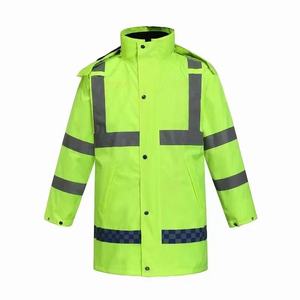 Gilet de sécurité réfléchissant en polyester haute visibilité, vêtements de travail personnalisés pour les agents de sécurité - Product Image 3