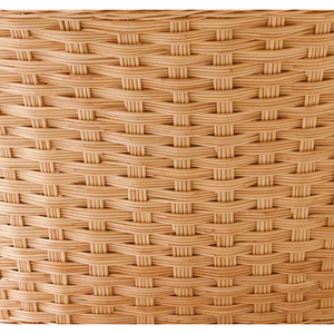 Cesta ovalada de ratán tejida a mano con asas resistentes, contenedor de almacenamiento natural, organizador decorativo para lavandería o organización del hogar - Product Image 3