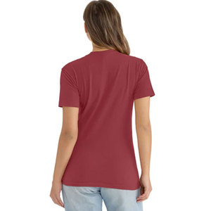 T-shirts de qualité supérieure pour femmes et hommes, personnalisables, coupe classique, couleur unie, marque privée, vente en gros - Product Image 2