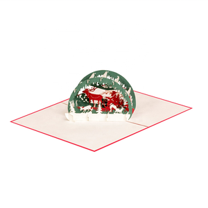 3D Pop Up Card Angel Merry <b>Christmas</b> Card Santa Claus Handmade Greeting Cards With Envelope 3D Greeting Cards For <b>Christmas</b> - Product Image 1