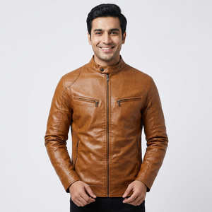Best Selling 2026 Men Genuine <b>Leather</b> Streetwear <b>Jacket</b> Sherpa Lining Custom High Quality <b>Winter</b> <b>Leather</b> <b>Jacket</b> for Wholesale - Product Image 1
