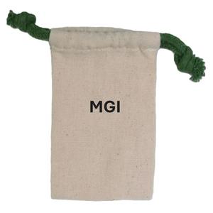 Bolsa de Algodón Muselina 100% Orgánica Ecológica Personalizada, Bolsa Pequeña de Tela Calicó Blanca con Cordón, Bolsas de Algodón con Logotipo Impreso - Product Image 1