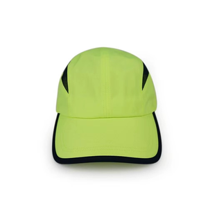 หมวกแก๊ปแบบ Snapback 6 แผง สีเขียวมะนาวล้วน ตาข่ายระบายอากาศ เหมาะสำหรับกิจกรรมกลางแจ้ง สวมใส่สบาย ปรับขนาดได้ สำหรับผู้ใหญ่ ใส่ได้ทั้งฤดูใบไม้ผลิและฤดูร้อน - Product Image 1