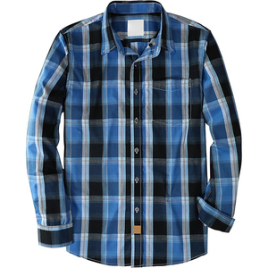 Nouvelle collection été : Chemises décontractées pour hommes à manches longues, 100 % coton flanelle, respirantes, écologiques et infroissables - Product Image 1