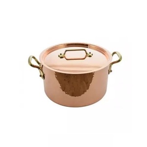 Cocottes en cuivre martelé finition premium pour hôtels, complexes hôteliers et présentation en buffet - Product Image 3