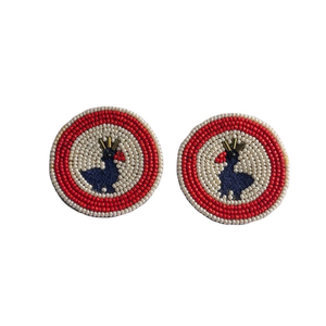 ต่างหูห้อยประดับลูกปัดปักลายอินเดียสุดฮิตจาก MD HANDICRAFTS - Product Image 5