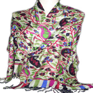 Bufanda de Cachemira Jacquard y Chales de Pashmina Kani - Product Image 1