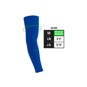 Mangas de compresión transpirables para el rendimiento deportivo, ajuste elástico, ideales para baloncesto, golf, correr y entrenamiento físico. - Product Image 2