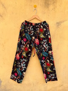 Conjunto de Pijama Clásico de Algodón Ecológico para Mujer, Corte Holgado, Manga Larga, Bordado Floral, Ropa de Dormir Larga, Primavera Verano - Product Image 2