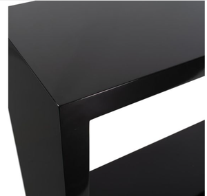 Mesa Consola Cuadrada Moderna y Minimalista con Base de Patas de Madera de Pino/Roble, Fácil de Montar, para Entrada y Pasillo - Product Image 3
