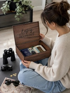 Infant Loss Keepsake Box Baby <b>Memorial</b> Personalized Condolence <b>Gifts</b> Wooden Eco-Friendly Embossed Durable Tabletop Home Decor - Product Image 4