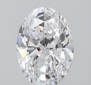 Diamant naturel ovale certifié 0,4 carat D SI1 Clarity pour la fabrication de bijoux fins, marque Aniva - Product Image 1