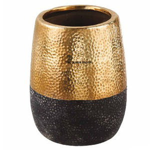 Jarrón Dorado, Accesorios de Decoración para Mesa, Macetas Elegantes, Artesanía en Metal, Jarrón Portátil para Mesa, Decoración del Hogar, Precios Económicos de Lujo - Product Image 3