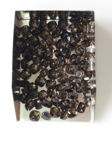 Cuarzo Ahumado Marrón Natural de 6MM, Corte Cojín, Tamaño Personalizable, Gema Suelta de la Mejor Calidad para Joyería - Product Image 4