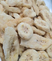 Topkeuzes: 100% natuurlijke premium kwaliteit gevriesdroogde gesneden zoete bananenchips, lange Vietnamese knapperige gedroogde vruchten, zonder conserveermiddelen