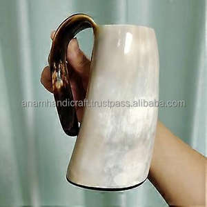 Tasse en céramique de sculpture Viking naturelle fabriquée à la main pour café bière personnalisée pour la maison hôtel restaurant utilisation directement de l'Inde - Product Image 2