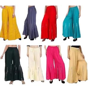 Pantalones elegantes para mujer para práctica de yoga y estilo cómodo de verano para yoga Pijamas cómodos de rayón para mujer y pantalones elegantes - Product Image 5