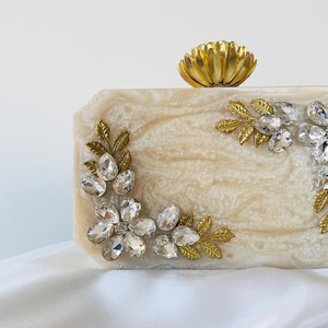 Bolso de Mano de Resina Premium para Mujer, Bolso de Diseñador al por Mayor para Regalos de Boda - Product Image 6