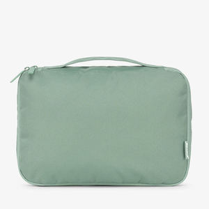 Waterproof Sage Green Compression Packing Cubes Set Travel Organizer <b>Bags</b> With Expandable Zipper Design - Product Image 2