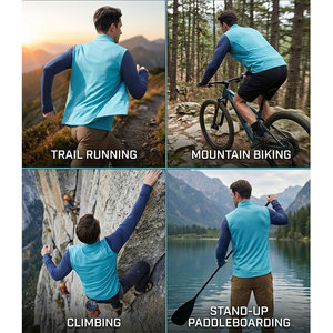 Beautiful Custom Color Sport <b>Jacket</b> For <b>Men's</b> Suitable For Stand Up Paddle Boarding Running Mountain <b>Biking</b> Use Wholesale <b>Jacket</b> - Product Image 5