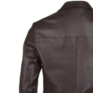 Blazer en cuir léger pour homme, meilleur matériau, vente chaude, tendance, prix de gros, blazer en cuir pour homme avec logo personnalisé - Product Image 3