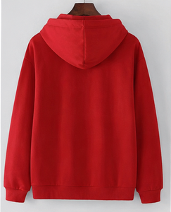 Vente en gros sweat à capuche de printemps 100% coton tissé écologique avec logo personnalisé unisexe pour hommes - Product Image 3