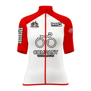 Maillot de cyclisme pour femmes, impression par sublimation, manches courtes, fermeture éclair intégrale, polyester, élasthanne, OEM ODM, vêtements de vélo, usine - Product Image 3