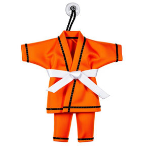 Llavero Mini Gi de Academia de Jiu Jitsu, Uniforme de Artes Marciales, Karate, Taekwondo, Diseño y Tamaño Personalizados, Regalo para Estudiantes, Souvenir - Product Image 3