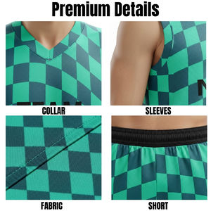 Maillot de basketball personnalisé respirant et réversible, uniformes à motifs, vêtements de sport grande taille, haut de basketball réversible sur mesure - Product Image 5