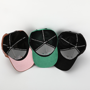 Casquette de baseball en daim à 5 panneaux personnalisée Meidiney, logo brodé 3D, Gorras, casquette structurée pour homme en gros - Product Image 3