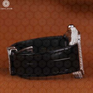 Reloj de Acero Inoxidable para Hombre Charm Jewells, 40 mm, Detalles de Diamantes, Movimiento Mecánico Analógico, Resistente al Agua 10 Bar, Automático - Product Image 2