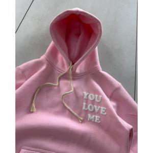 Sweat à capuche zippé épais brodé sur mesure pour homme, coupe oversize, fermeture éclair bidirectionnelle, sweat uni vierge avec personnalisation de la fermeture éclair - Product Image 2
