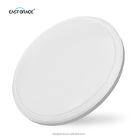 Plafonnier LED fin 48W, étanche IP40, 4320lm, haute luminosité, 120° °   Conception anti-insectes à faisceau large pour entrepôts et couloirs d'escalier