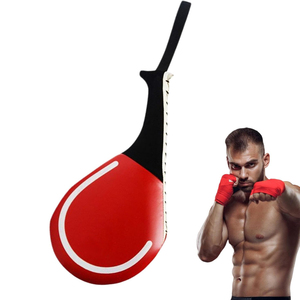 Bâton de frappe incurvé pour Taekwondo, simple ou double face, en cuir PU, bouclier de frappe pour arts martiaux, karaté et entraînement de kickboxing - Product Image 1
