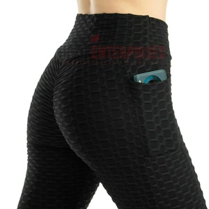 Nuevo diseño de mujer de cintura alta sin costuras Fitness Yoga Legging Scrunch Butt Lift transpirable Atlético entrenamiento desgaste estilo Casual - Product Image 1