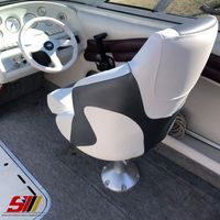 Base de siège de bateau en aluminium de qualité marine, personnalisée OEM, réglable manuellement en hauteur (13-18 pouces), moulée sous pression, anti-corrosion