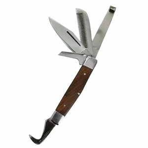 Cuchillo de Herrador Veterinario de 5 Cuchillas con Mango de Madera - Herramientas de Herrador - Product Image 3