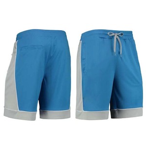 Shorts Bermuda pour homme bleus à séchage rapide avec bande latérale et cordon de serrage à la taille, vêtements de sport décontractés - Product Image 6