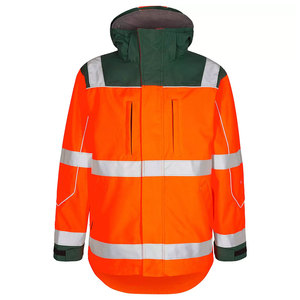 Vêtements de travail d'hiver à haute visibilité réfléchissants, imperméables, respirants, en tissu, vestes de sécurité pour la construction - Product Image 3