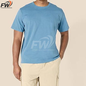 T-shirts pour hommes OEM, écologiques, respirants, coupe ajustée, style streetwear, polyester/coton, manches longues, col en V, design de logo personnalisé - Product Image 2