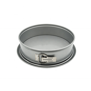 Molde redondo para pastel de 26.6 cm (10.4 pulgadas) con base desmontable, revestimiento antiadherente duradero para hornear pasteles. - Product Image 1