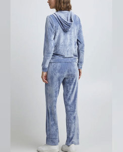 ชุดวิ่งออกกำลังกายสตรีทแวร์มีฮู้ดเสื้อผ้าพิมพ์ลายคอปกกางเกงคาร์โก้ตามสั่ง - Product Image 4