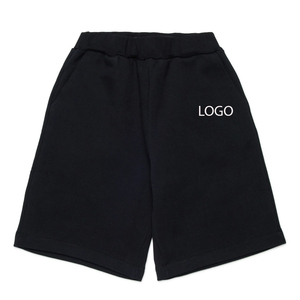 Collection été / Shorts décontractés pour garçons à taille élastique réglable avec cordon de serrage, tissu en coton doux, respirant et léger - Product Image 1