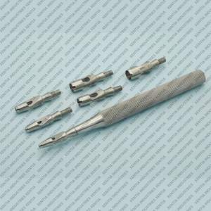 Kit de biopsie cutanée OR Grade Keyes, poinçons tissulaires 2mm-7mm, manuel, en acier inoxydable, instrument chirurgical dermatologique et cutané CE - Product Image 4