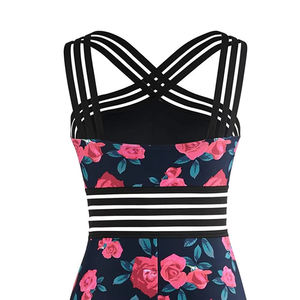 Maillot de bain une pièce personnalisé avec logo, taille haute, volanté, effet ventre plat, pour femme, épaules dénudées, dos croisé, col en V - Product Image 5