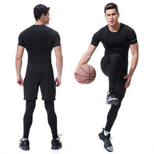 Maillot de compression extensible pour homme, tenue de sport légère et très élastique pour MMA BJJ, vente en gros - Product Image 2