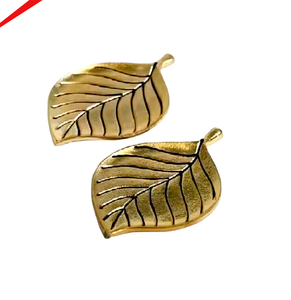 Luxury Modern New Fancy Design Gold Leaf Metal <b>Coasters</b> Superior Quality Coffee <b>Table</b> Decor - Product Image 1