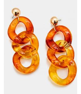 Pendientes Modernos Hechos a Mano de Resina, Joyería Colorida y Distintiva para Mujer, Accesorios de Moda Ligeros y Únicos para Boutique - Product Image 1