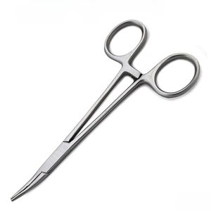 Pinces à moustiques courbées de 12,5 cm OEM/en gros, pinces chirurgicales/dentaires/vétérinaires, fournisseur d'instruments médicaux avec impression de logo laser - Product Image 4